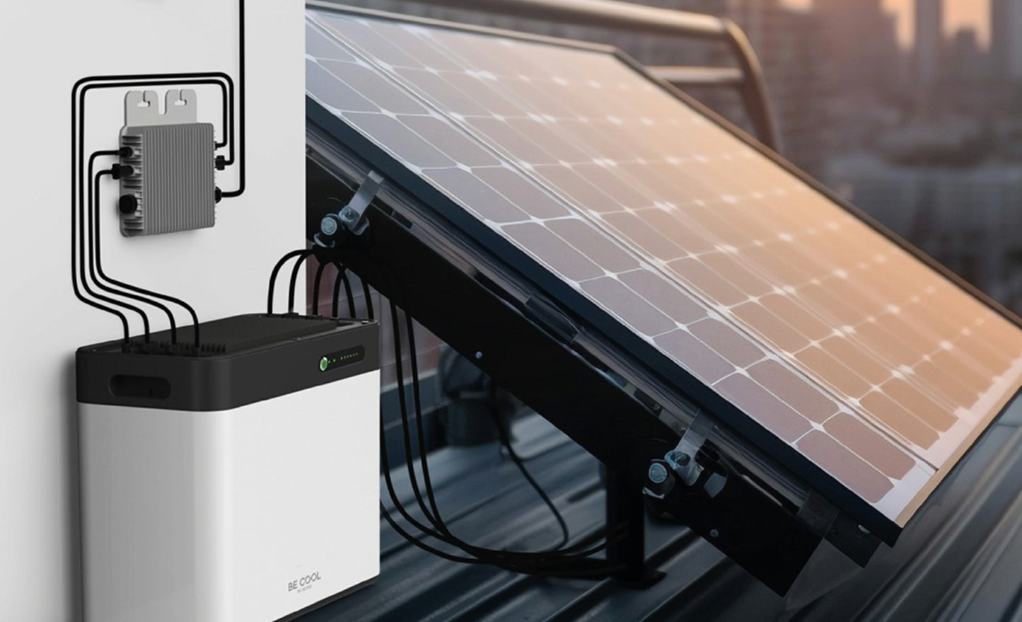 003 Innovatives Balkonkraftwerk Komplett-Set (Excellent)