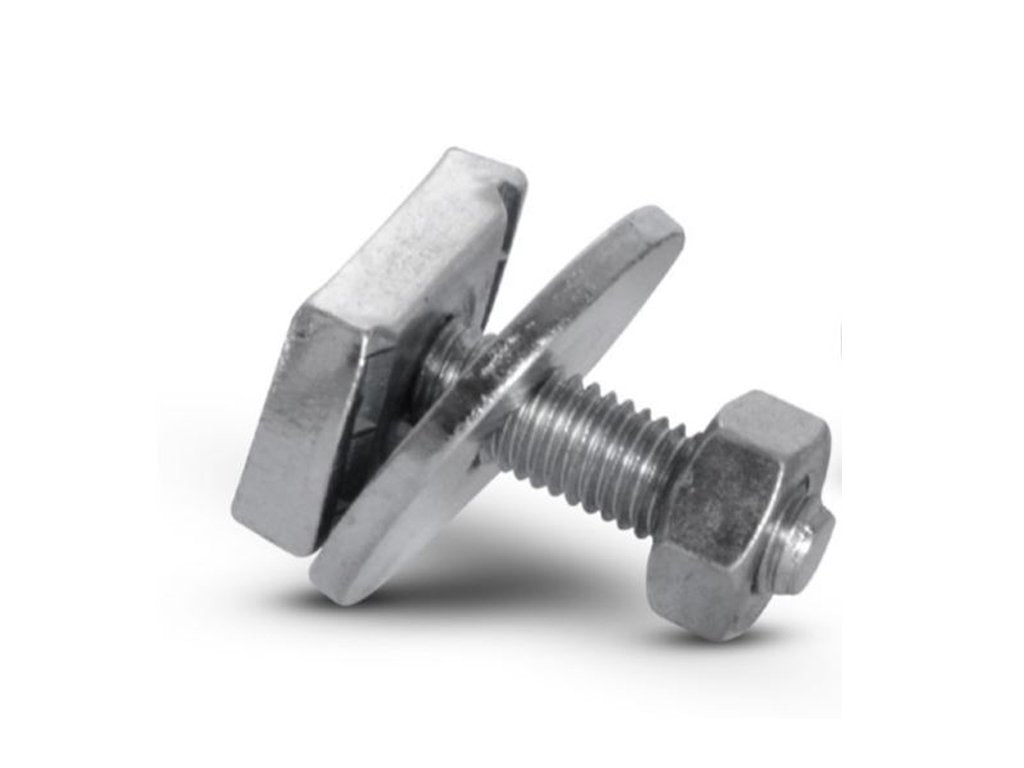 Hammerkopfschraube A2 M8 + Sperrzahnmutter M8